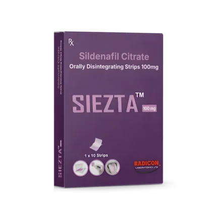 Siezta 100 Mg Sildenafil Oral Strips