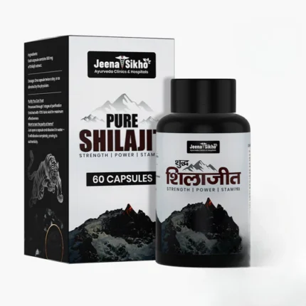 Jeena Sikho Pure Shilajit - 60 Capsules