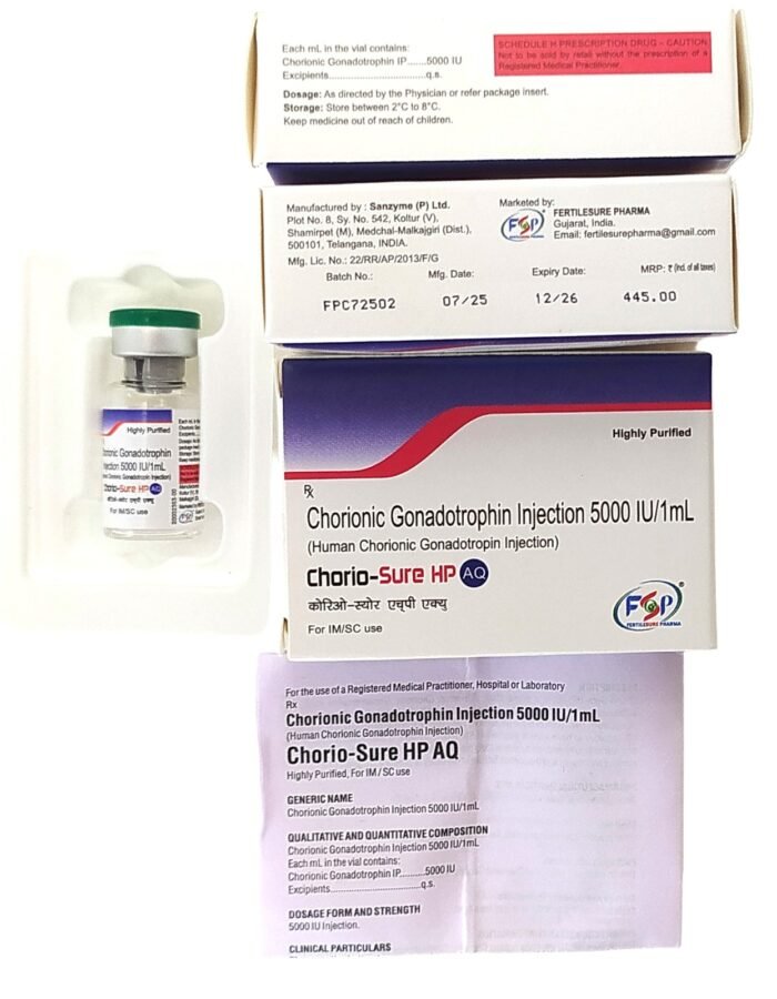 Chorionic Injection Chorionic Gonadotrophin Injection 5000 IU1mL Medicoease