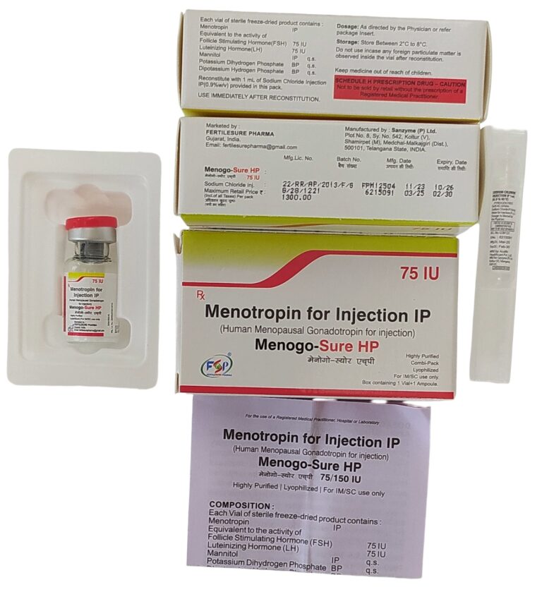 Menotropin for Injection IP 75 IU