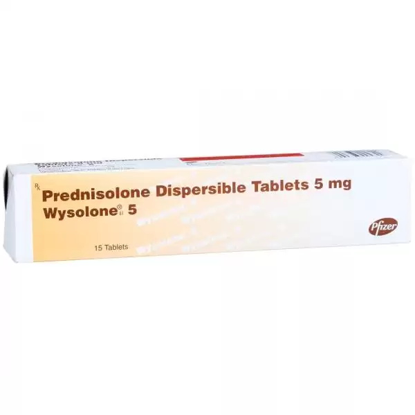 Prednisolone dispersible tablets 5 mg (Generic Deltasone)
