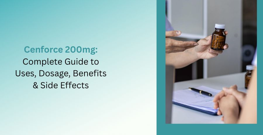 Cenforce 200mg Sildenafil Citrate Erectile Dysfunction Treatment Tablet