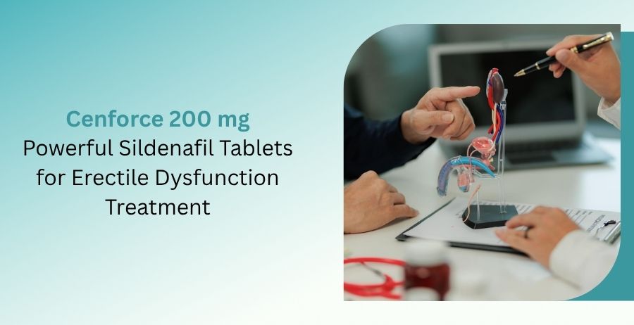 alt="Cenforce 200 mg Sildenafil Tablets"