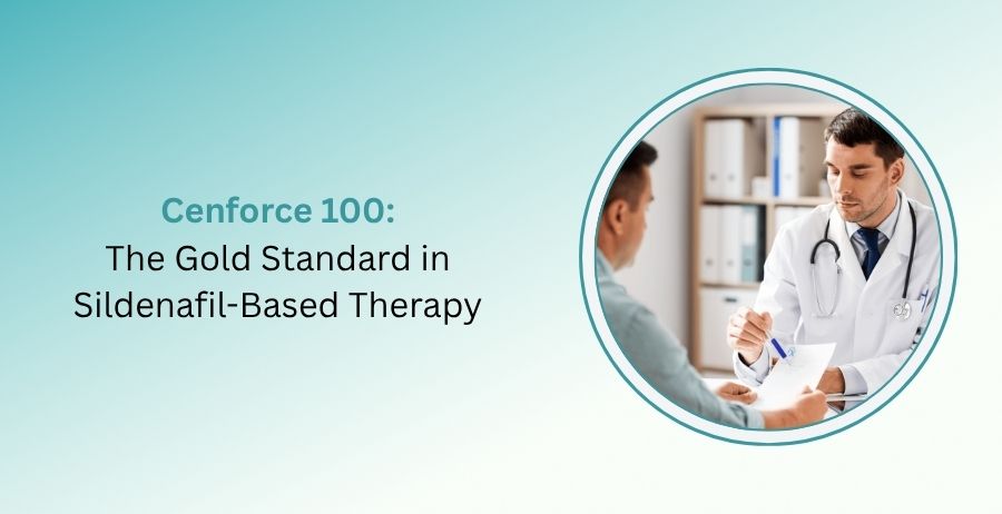 Cenforce 100 sildenafil tablets for erectile dysfunction treatment, featuring dosage guidance, benefits, side effects, safety information, and prescription therapy insights.