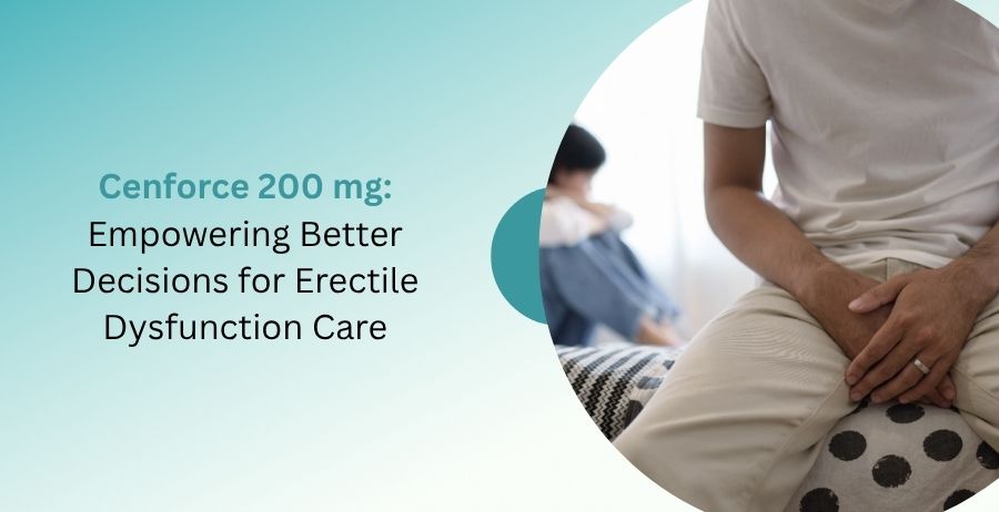 Cenforce 200 mg sildenafil tablets for erectile dysfunction treatment with information on dosage, benefits, side effects, safety precautions, and prescription guidance.