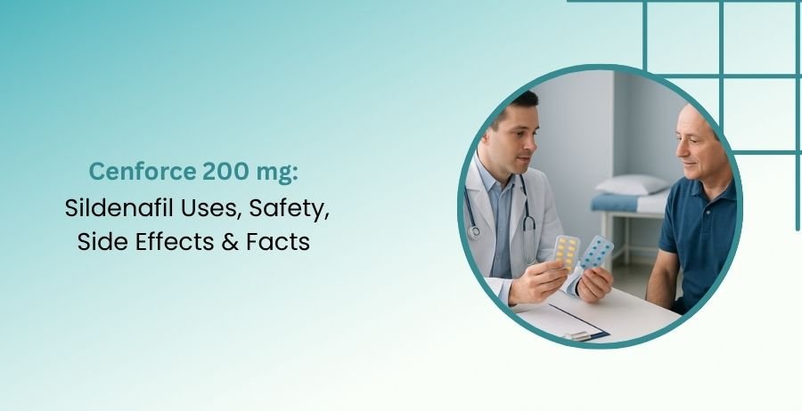 Cenforce 200 mg Sildenafil Uses, Safety & Side Effects Guide