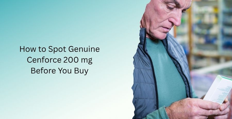 Genuine Cenforce 200 mg Sildenafil tablets with authentic packaging, trusted pharmacy verification, prescription safety guidance, and counterfeit warning signs.