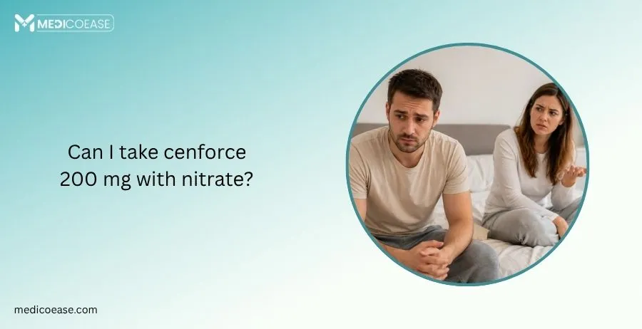 Can I take cenforce 200 mg with nitrate