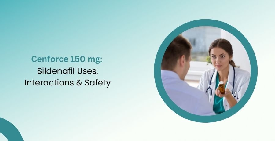 Cenforce 150 mg: Sildenafil Uses, Interactions & Safety