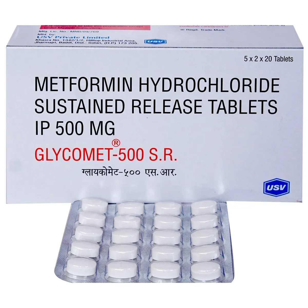 Glycomet 500 mg